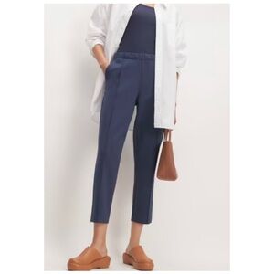 Everlane Pull on Straight Leg Pants XS Blue‎